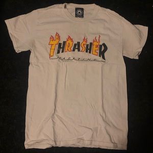 White thrasher tee